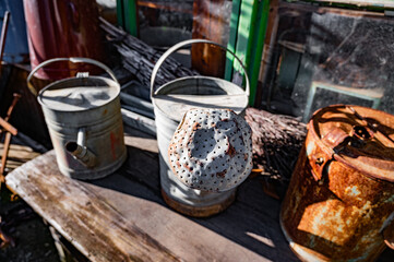 Antique store, flea market, junk and vintage items.