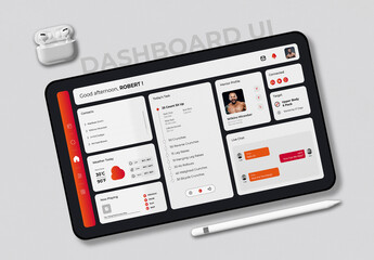 Fitness App Dashboard Ui Template