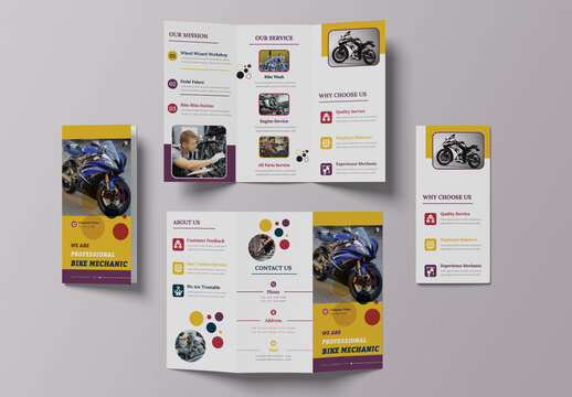 Bike Service Trifold