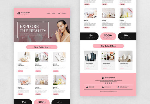 Cosmetic Items Email Newsletter