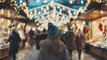 Obraz premium Christmas and New Year holidays background