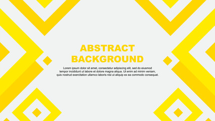 Abstract Background Design Template. Abstract Banner Wallpaper Vector Illustration. Yellow Template
