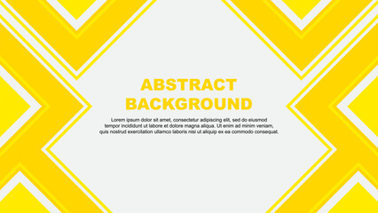 Abstract Background Design Template. Abstract Banner Wallpaper Vector Illustration. Yellow Vector