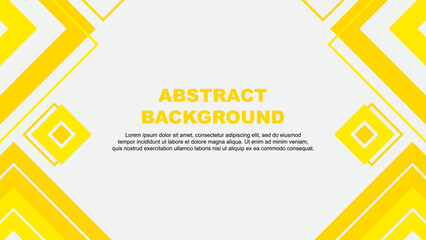 Abstract Background Design Template. Abstract Banner Wallpaper Vector Illustration. Yellow Background