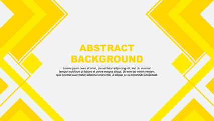 Abstract Background Design Template. Abstract Banner Wallpaper Vector Illustration. Yellow Banner