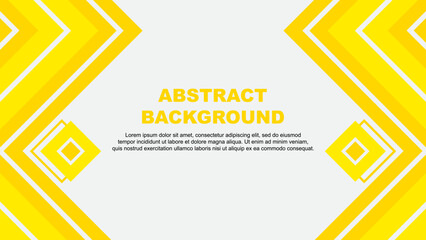 Abstract Background Design Template. Abstract Banner Wallpaper Vector Illustration. Yellow Design
