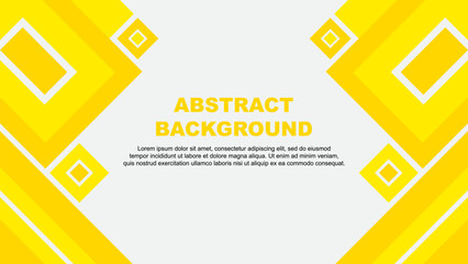 Abstract Background Design Template. Abstract Banner Wallpaper Vector Illustration. Yellow Cartoon
