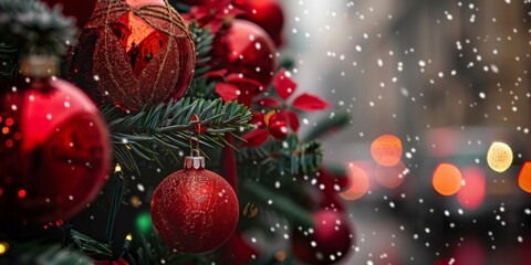 Christmas and New Year holidays background