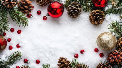 Christmas and New Year holidays background