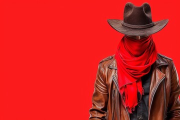 Naklejka premium Cowboy background image for country music - Wild West Theme, Western Style