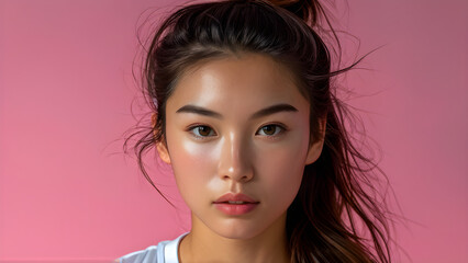 French Twist Hairstyle: Beautiful Girl Volleyball Athlete Images, Graceful Updo on Lovely Female Volleyball Players, Elegant Hairdo for Volleyball Athletes, Chic Twist Style on Stunning Girls