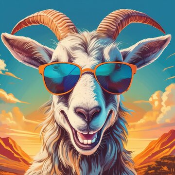 crazy goat