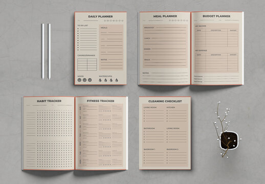 Planner Template Design Layout