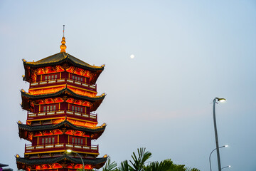 Amazing Pagoda Pantjoran PIK 2, Buddhist Temple Jakarta, Indonesia