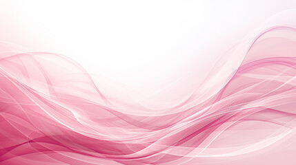 pink and white abstract background design with waves