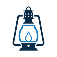 Lantern, traditional, lamp icon. Simple color vector.