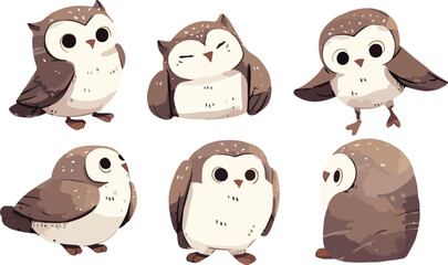  owl clipart vector for graphic resources