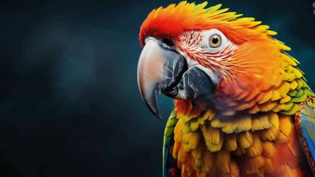 blue and yellow macaw