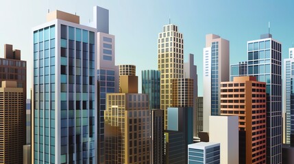 Commercial Buildings - Office buildings, skyscrapers, and business centers. 
