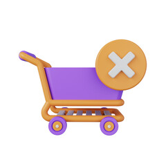 delete 3d render icon