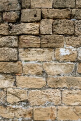 Ancient Stone Wall Close-Up Earthy Tones
