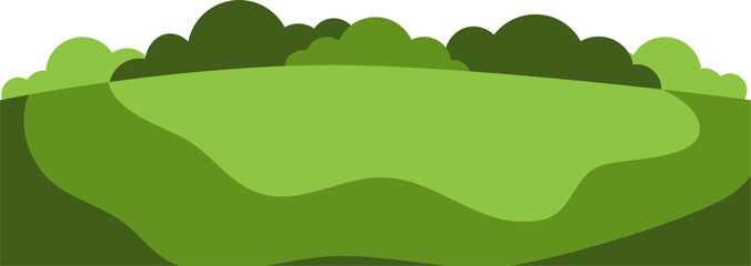 Green field Illustration 