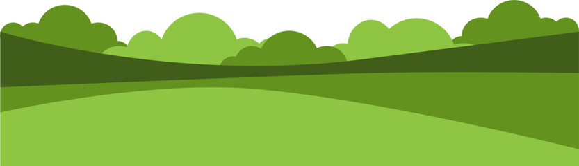 Green field Illustration 