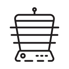 Cooker Electric Rice Line Icon