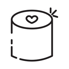 Food Rice Rolls Line Icon