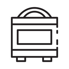 Accessories Cooker Rice Line Icon