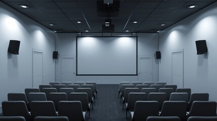 room with lighting the ceiling is black, each projector facing a wall