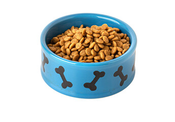 The pet bowl is isolated