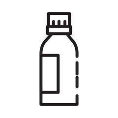 Bottle Drink Plastic Line Icon