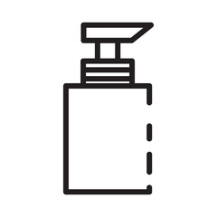 Bottle Plastic Soap Line Icon