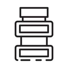 Bottle Container Plastic Line Icon