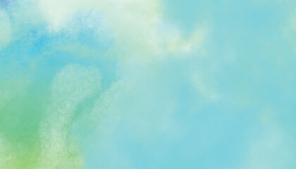 abstract watercolor paint background. blue sky background. 