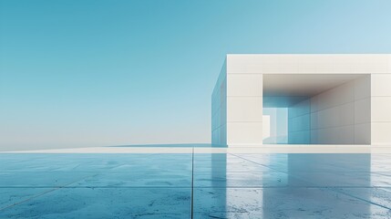 Captivating Architectural Elegance:Minimalist Design Embracing the Elements