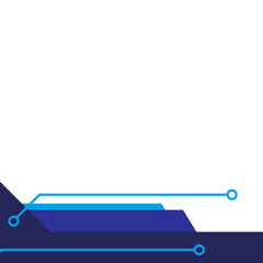 Futuristic Tech Footer