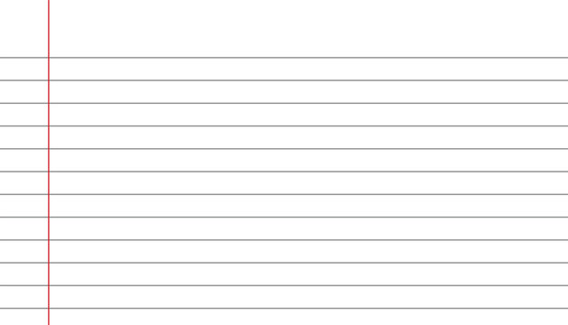 White paper lined vector background, detailed lines paper texture, Lined notebook paper, Horizontal lined paper page