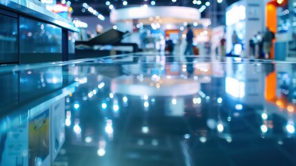 business showroom floor booth, trade show