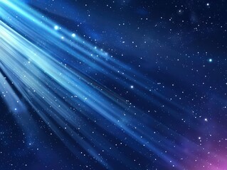 dark blue space background, slightly pink rays