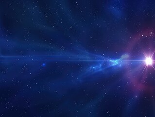dark blue space background, slightly pink rays