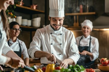 Personal Chef Cooks Up a Storm: Professional Chef Teaches Cooking Lessons to Young Group 