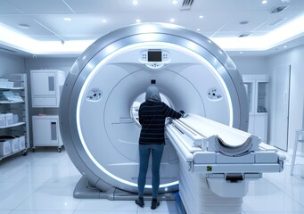 magnetic resonance imaging machine at the clinic