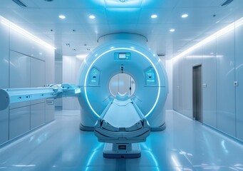magnetic resonance imaging machine at the clinic