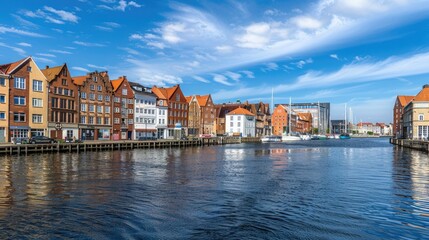 Obraz premium Discovering: Exploring the Charming City Landscape of Region 