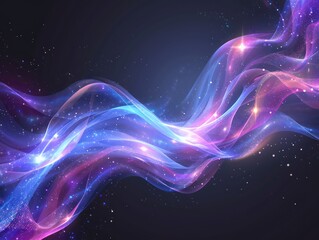 strip light effect, soft light on dark background