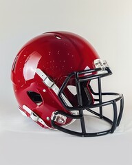 Fototapeta premium football helmet on white backdrop