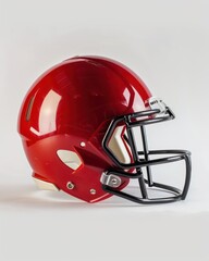 Fototapeta premium football helmet on white backdrop