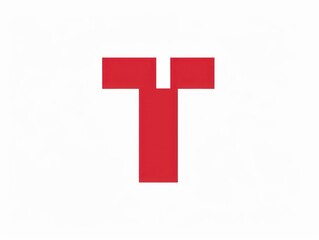 Obraz premium letter T icon, logo design, white background